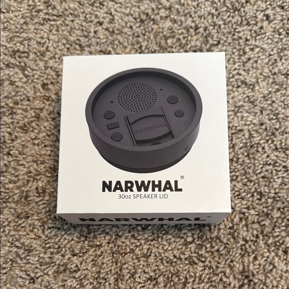 Narwhal Black Speaker Lid